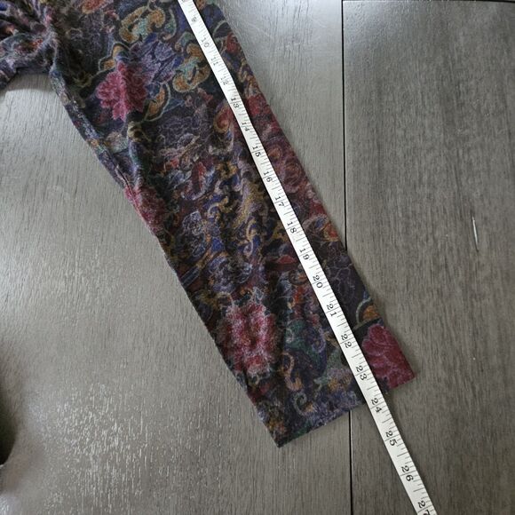 Soft Surroundings Womens Plus Size 1X Tunic Sweater Top Paisley Lightweight Knit - Picture 6 of 8